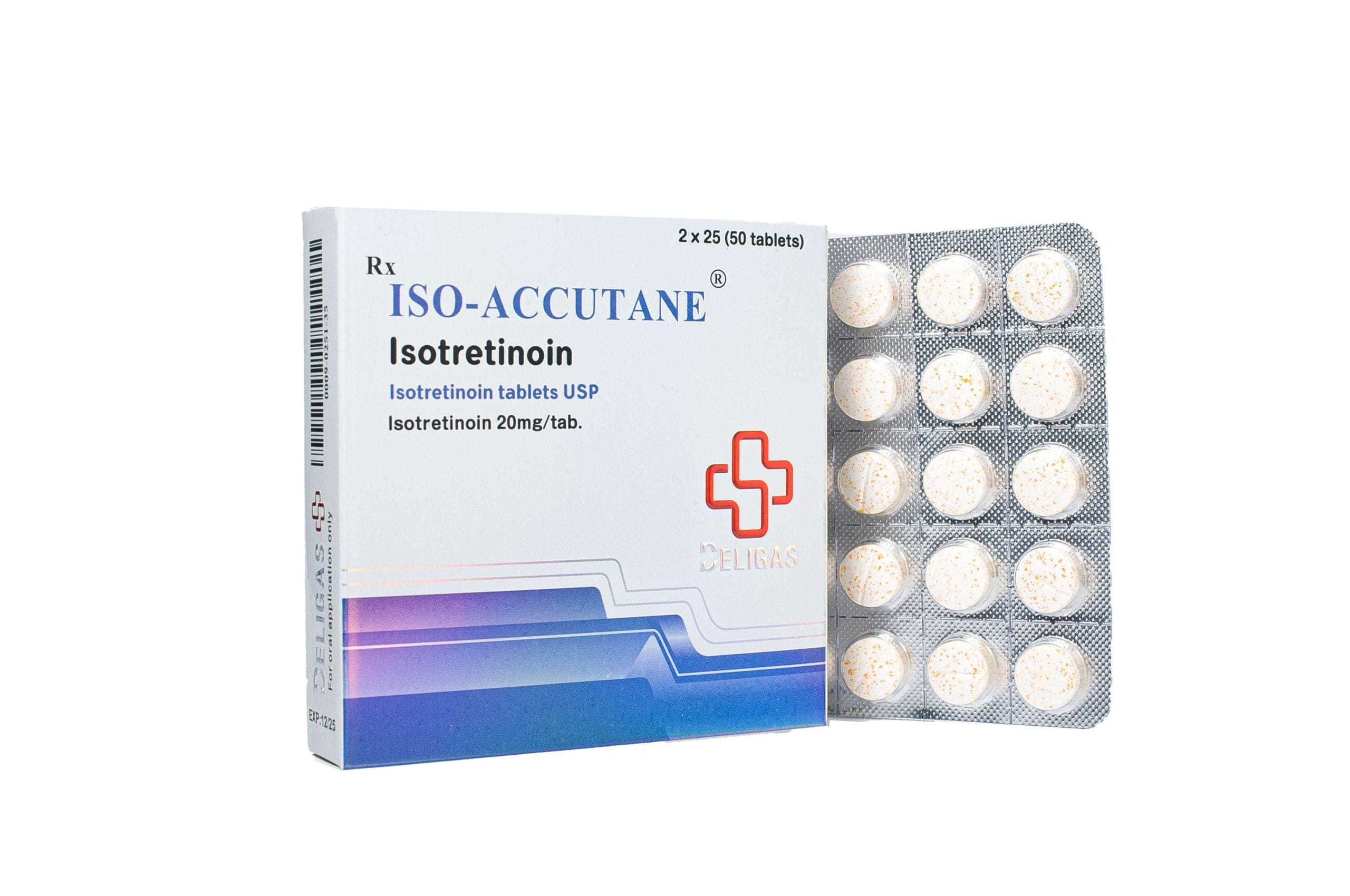 Iso-Accutane 20mg 50 Tabs Beligas Pharma USA