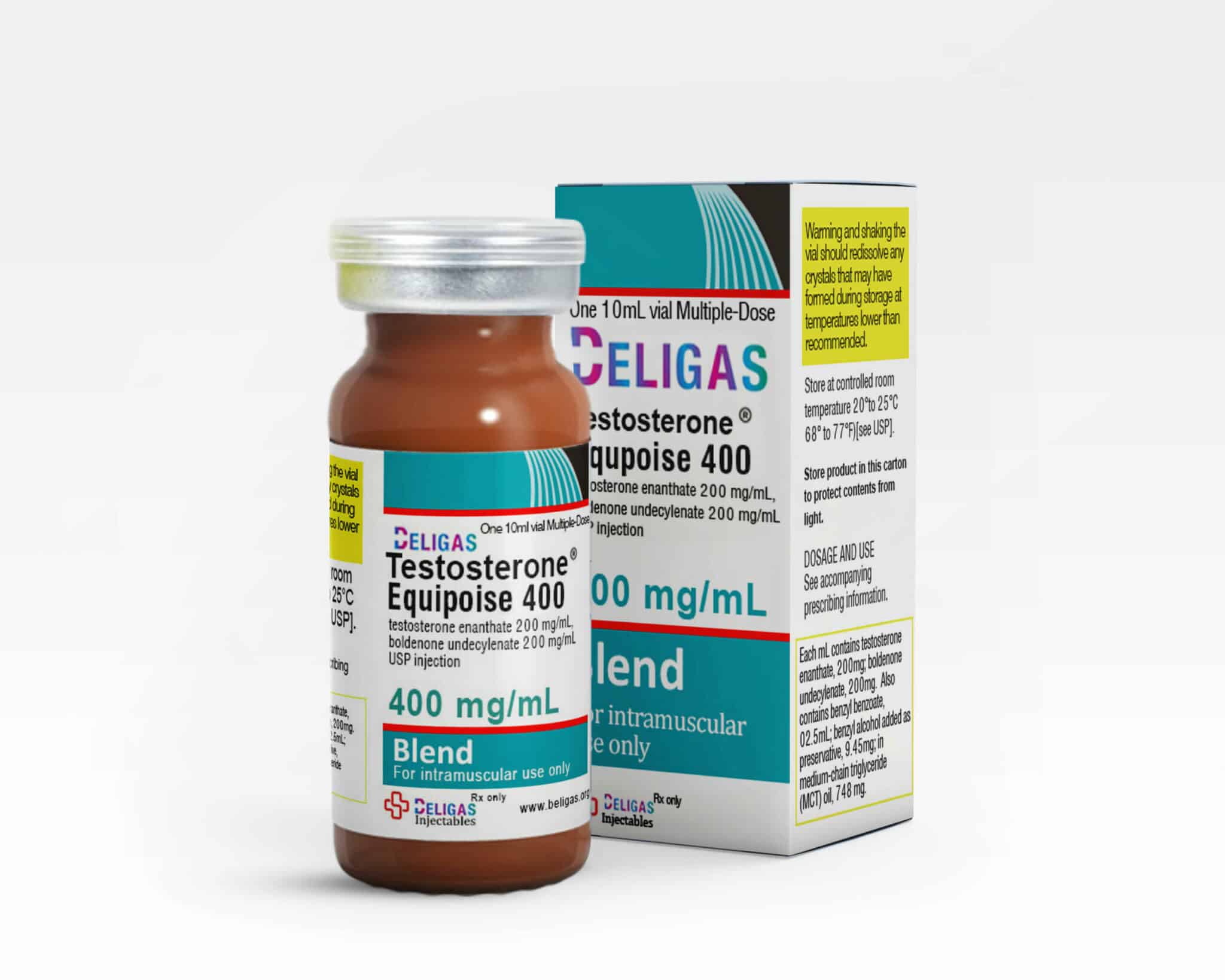 Testosterone Equipoise 400 mg 10 ml Beligas Pharma INT