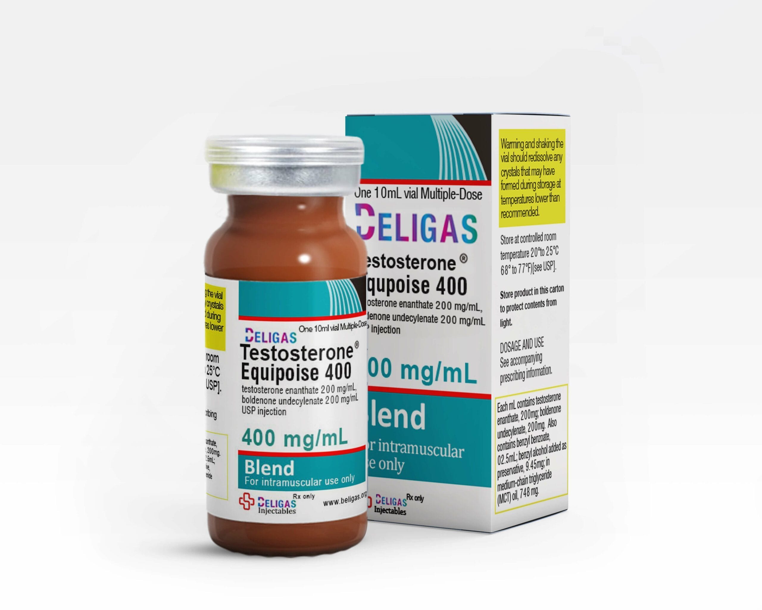 Testosterone Equipoise 400 mg 10 ml Beligas Pharma USA