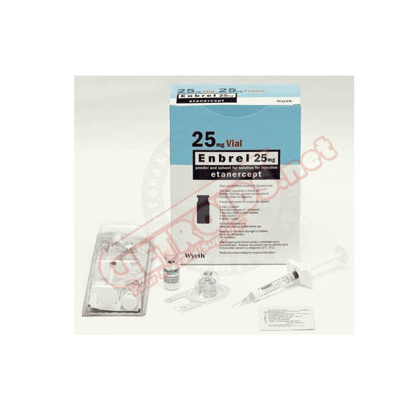 Enbrel Flakon 25 mg 4 vials Pfizer