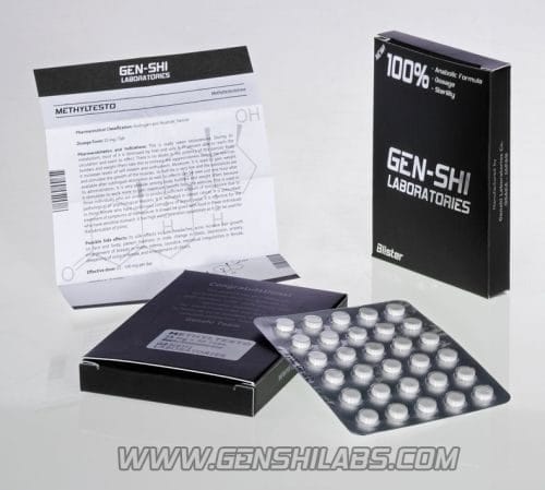 Methyl Testo 25 mg 30 Tablets Gen-Shi Labs.