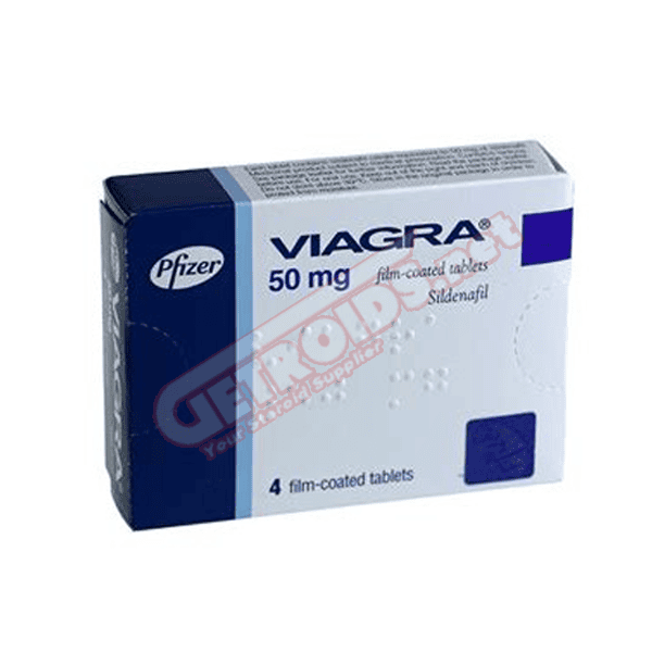 Viagra 50mg 4 Tablets Pfizer